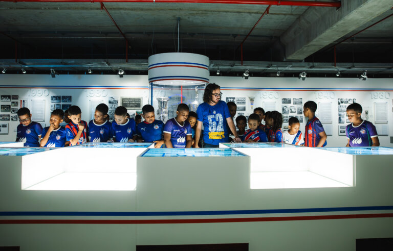 Visita ao museu do Bahia