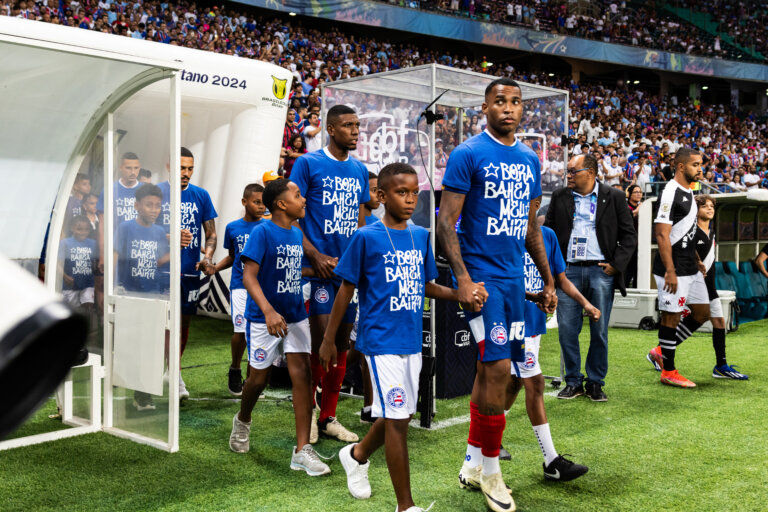Ação entrada em campo